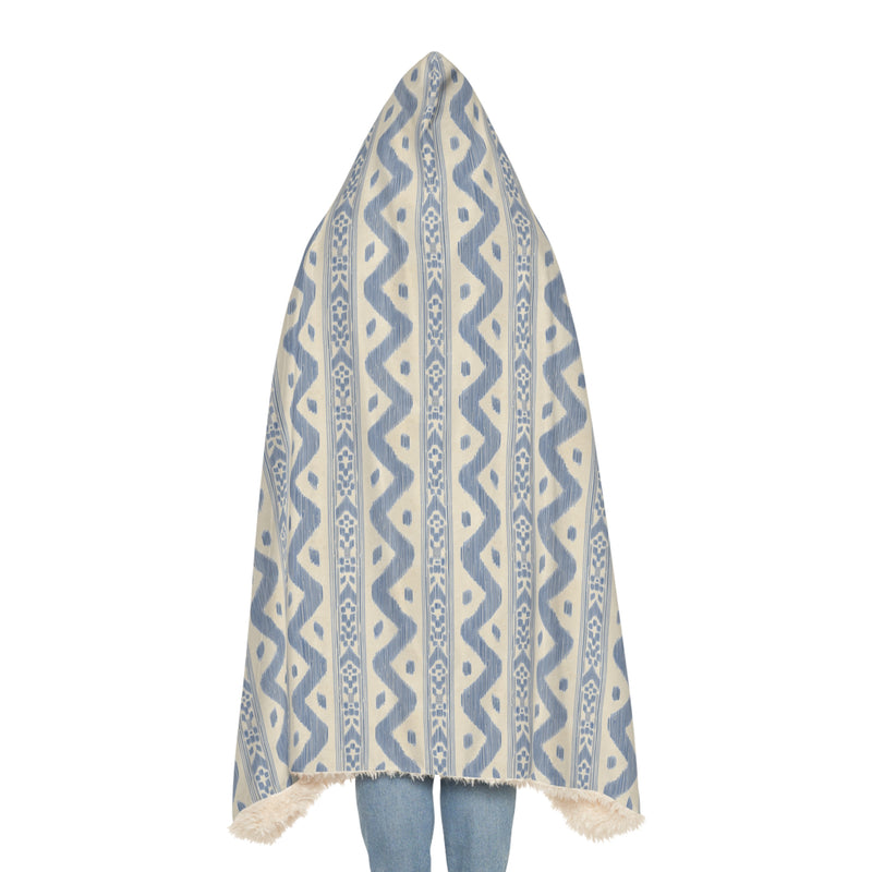 Cozy Patterned Snuggle Blanket with Hood