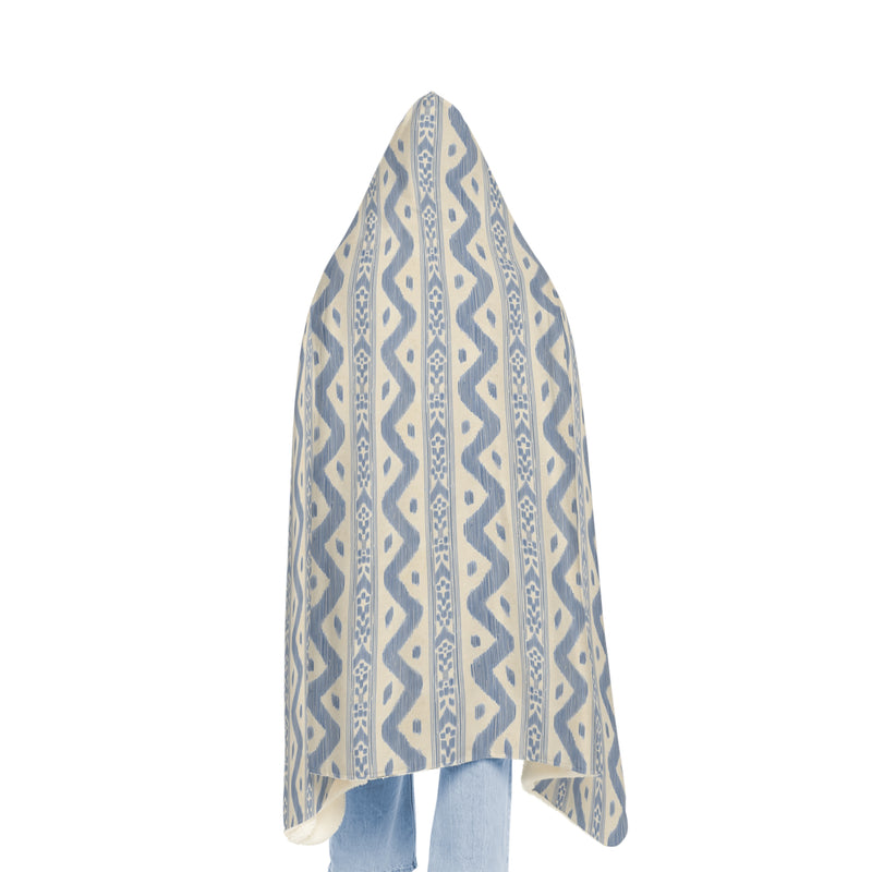 Cozy Patterned Snuggle Blanket with Hood
