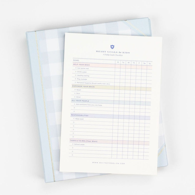 Notepad • Sticky • HEART Goals™ for Kids