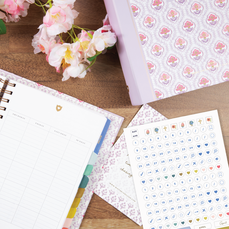 Planificador semanal de una página • Sin fecha • Bella