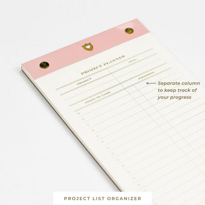 Bloc de notas • Organizador de lista de proyectos