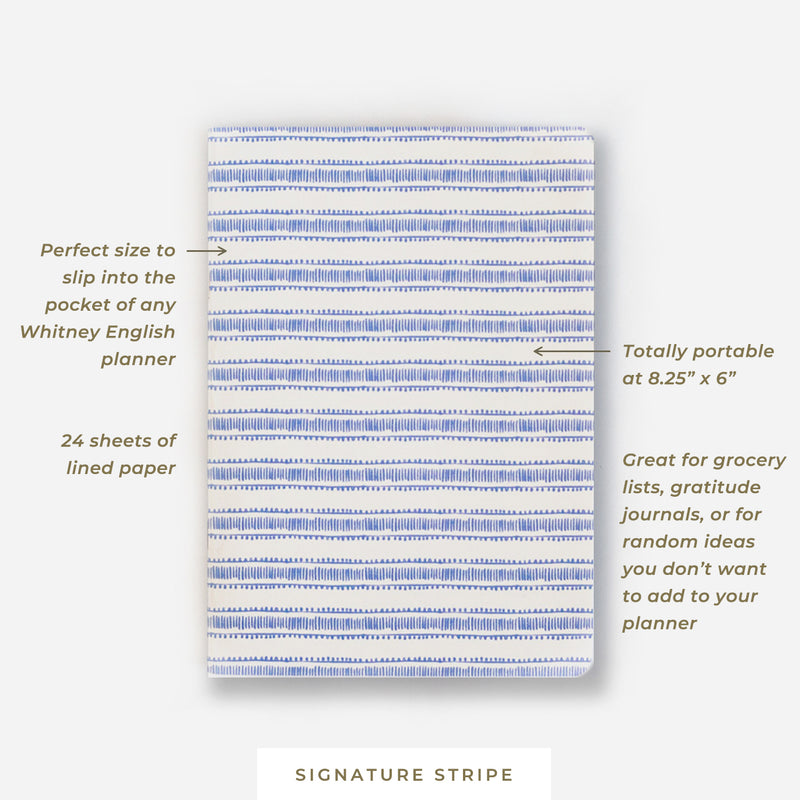 Pocket Notebook • Signature Stripe