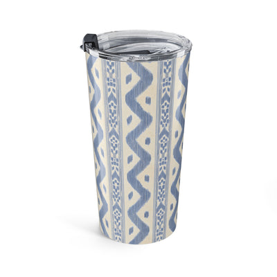 Boho Zigzag Tumbler 20oz - Insulated Travel Mug for Stylish Hydration