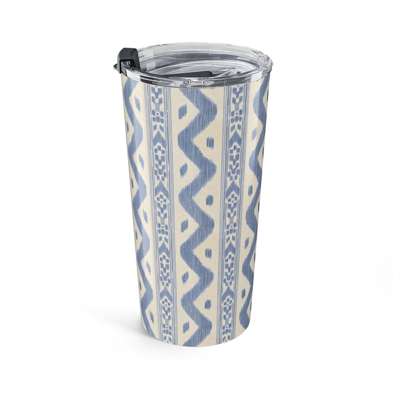 Boho Zigzag Tumbler 20oz - Insulated Travel Mug for Stylish Hydration