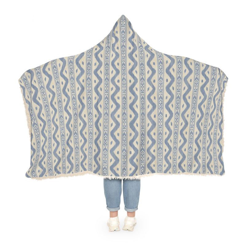Cozy Patterned Snuggle Blanket with Hood