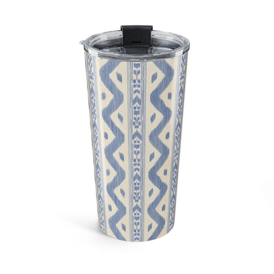 Boho Zigzag Tumbler 20oz - Insulated Travel Mug for Stylish Hydration