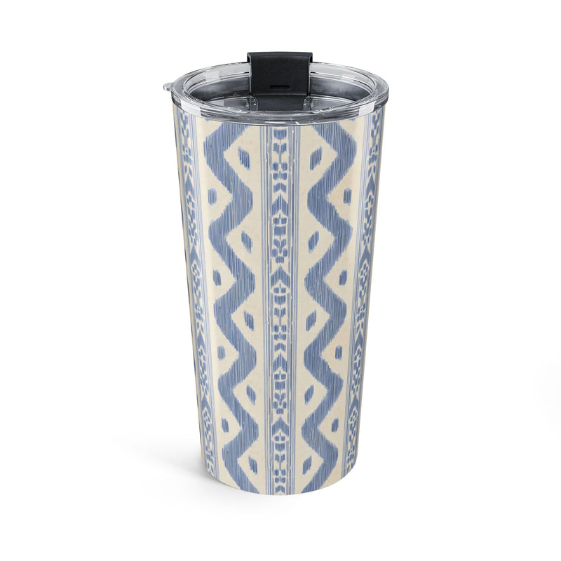Boho Zigzag Tumbler 20oz - Insulated Travel Mug for Stylish Hydration