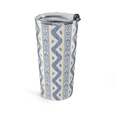 Boho Zigzag Tumbler 20oz - Insulated Travel Mug for Stylish Hydration