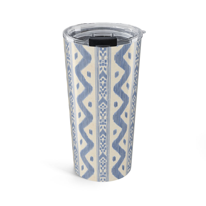 Boho Zigzag Tumbler 20oz - Insulated Travel Mug for Stylish Hydration