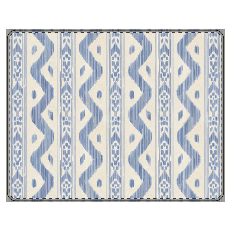 Stylish PU Leather Mouse Mat - Modern Geometric Design for Home Office