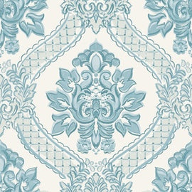 Antoinette Damask Blues...