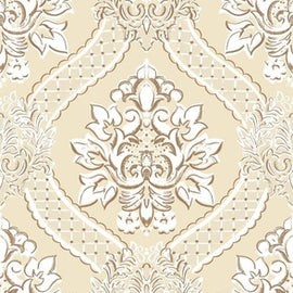 Antoinette Damask Creme...