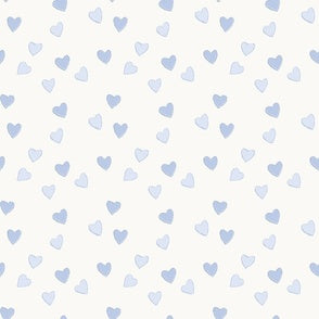 Baby Hearts Muted Blue