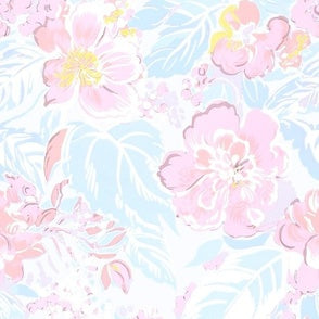 Beachy Blooms Pastel Bl...