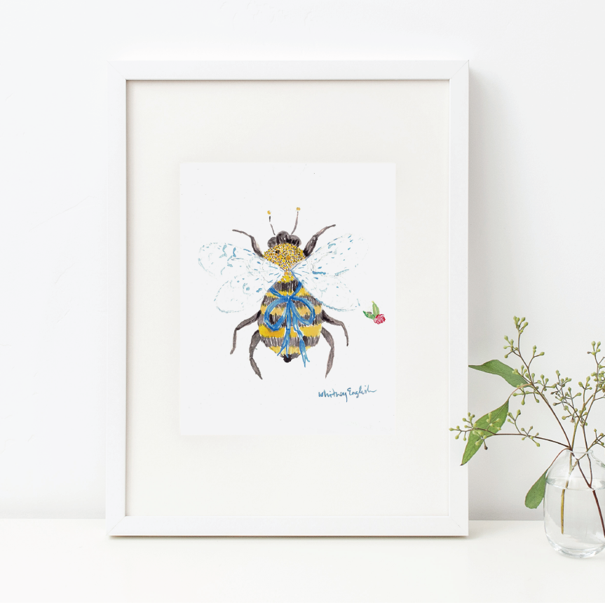 5x7 Art Print || Bumblebee