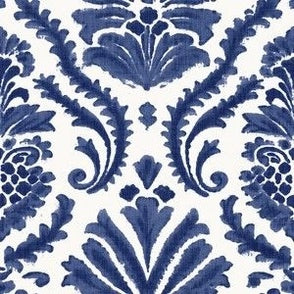 Belle Meade Damask Navy