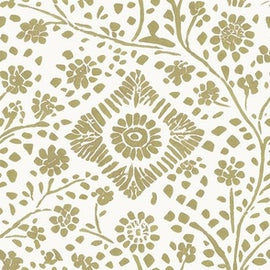 Block Print Tile Khaki