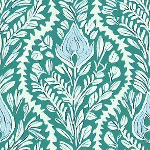 Block Print Vine 15