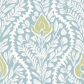 Block Print Vine Pear a...