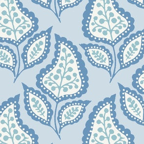 Blossom Paisley Light Blue