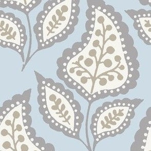 Blossom Paisley Silver 6