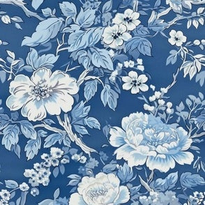 Blue Willow Floral