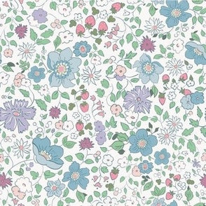 British Floral Tile 2