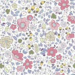 British Floral Tile 7