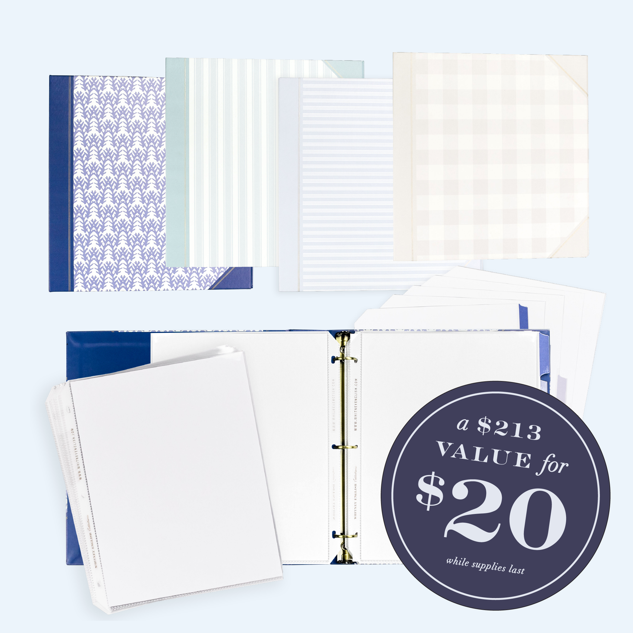 Whitney English Binder Box