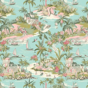 Caribbean Toile