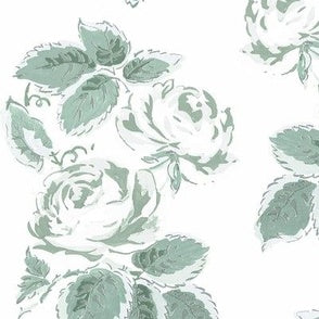 Chatsworth Rose Aqua Green