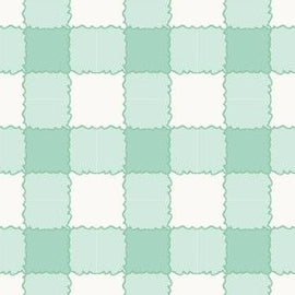 Cheerful Checks Aqua