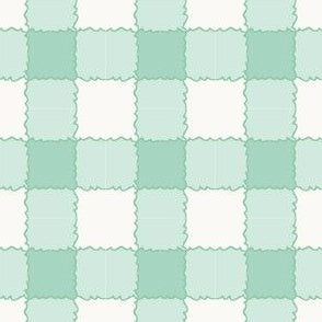 Cheerful Checks Aqua