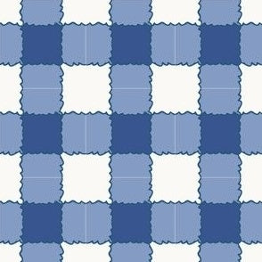 Cheerful Checks Navy