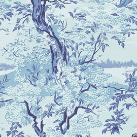 Cherry Blossom Wood Blue