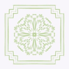 Chrysanthemum Tile Lime