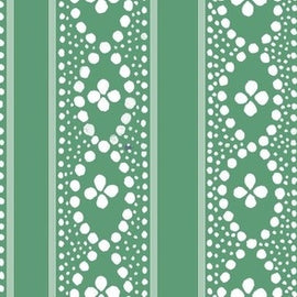 Clara Stripe Kitchen Green