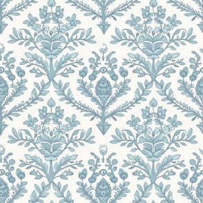 Classic Florals Light Teal