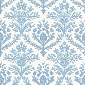 Classic Florals Sky Blue