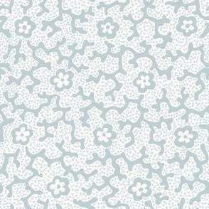 Coral Floral Dotted Cel...