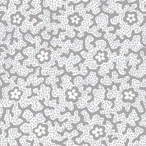 Coral Floral Dotted Fossil