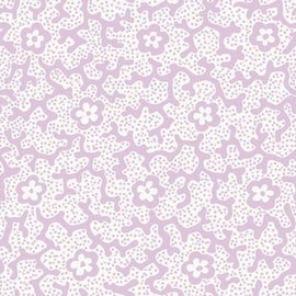 Coral Floral Dotted Lilac