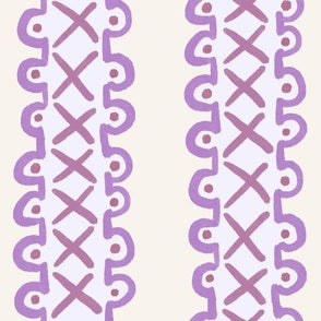 Cross Stitch Stripe Orchid