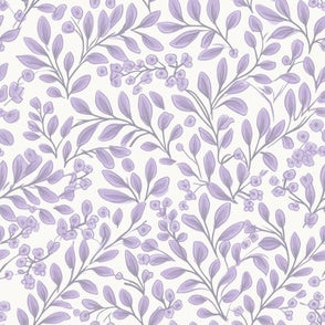 Delicate Greenery Lilac