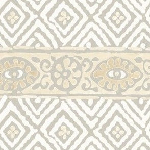 Diamond Blockprint Neutral