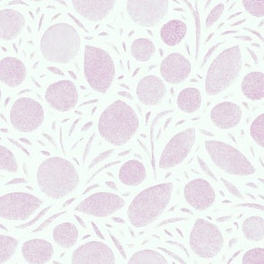 Dot Leaf Lilac Gray