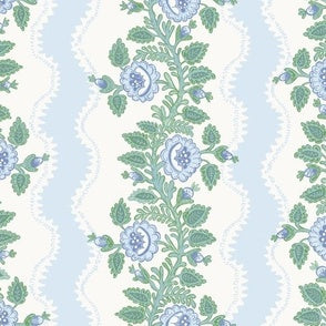 Etta Floral Stripe Blue...