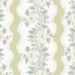 Etta Floral Stripe Gold...