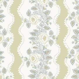 Etta Floral Stripe Gold...