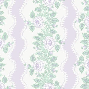 Etta Floral Stripe Lilac